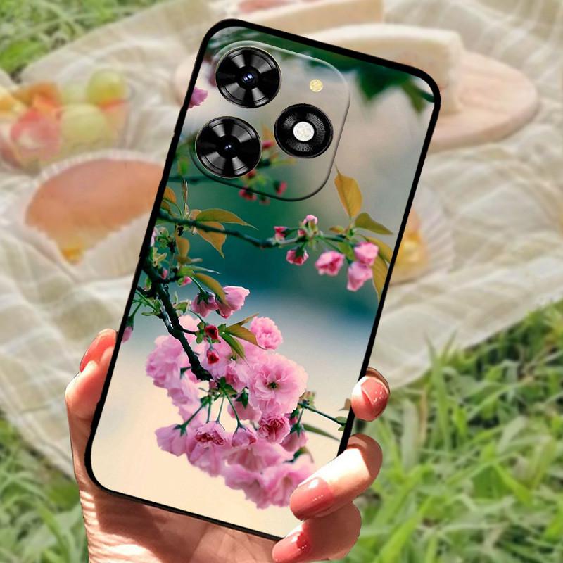 For Tecno Spark 20 20C Case Cover Silicone Soft Marble Black Bumper Funda Coque for Tecno Spark 20 Pro Protective Shells Spark20