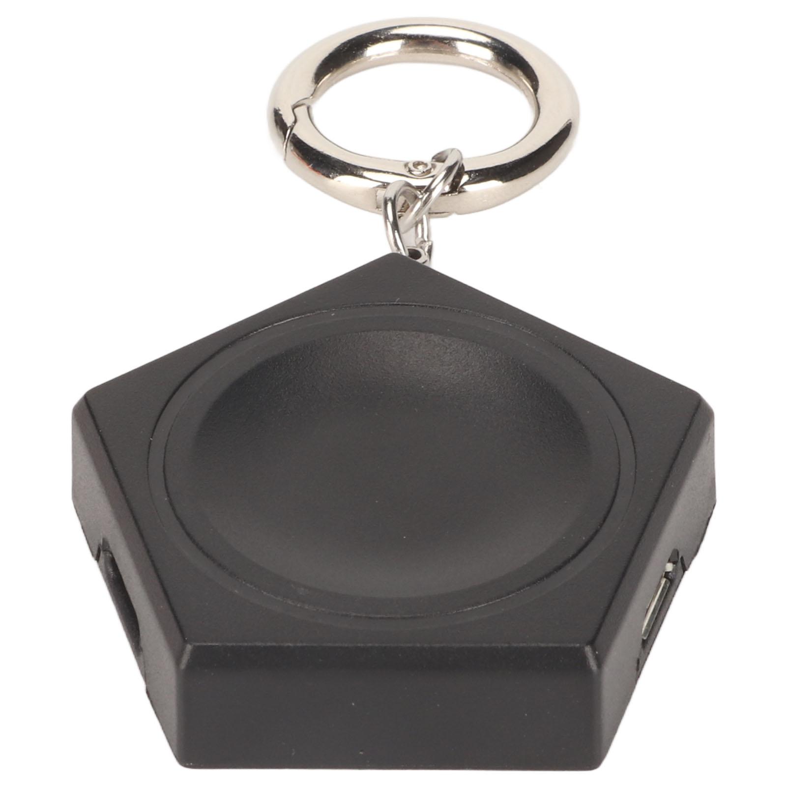 

Magnetic Keychain Wireless Charger Type C Micro USB Portable Wireless Charger Base for Huawei Watch GT 2 Pro Smart чёрный