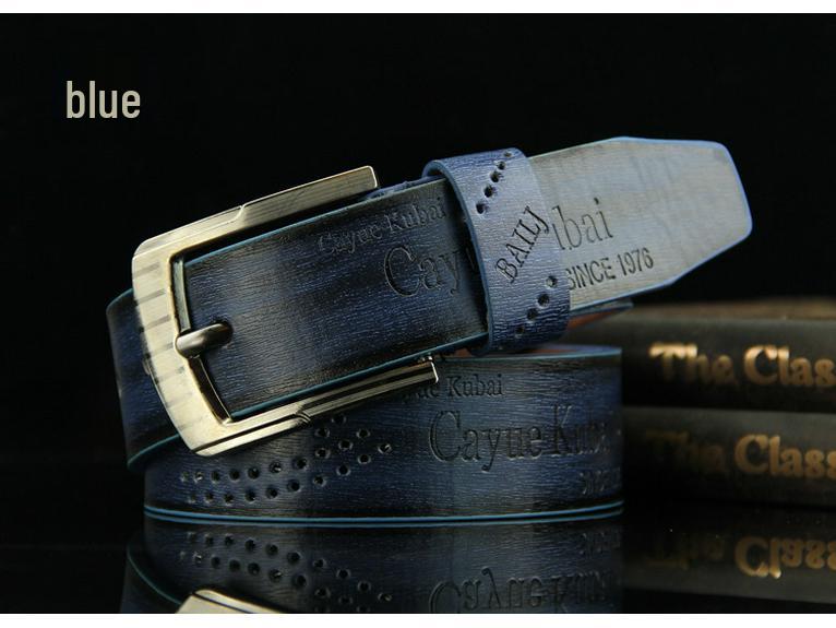 Men's Casual Fashion Retro Hollow Antique Leather Belt