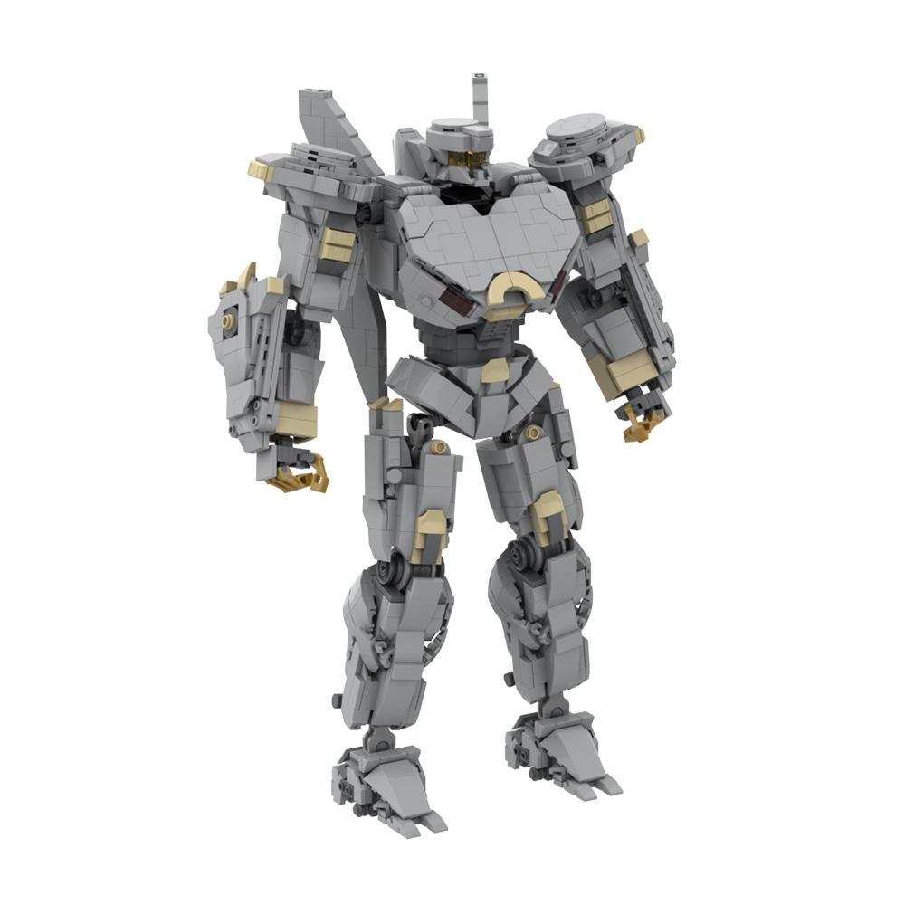 MOC Science Fiction Film Striker Eureka Mecha Hunter Model Building Blocks Gypsy Crisis Fighting Mecha Bricks Toy Gift