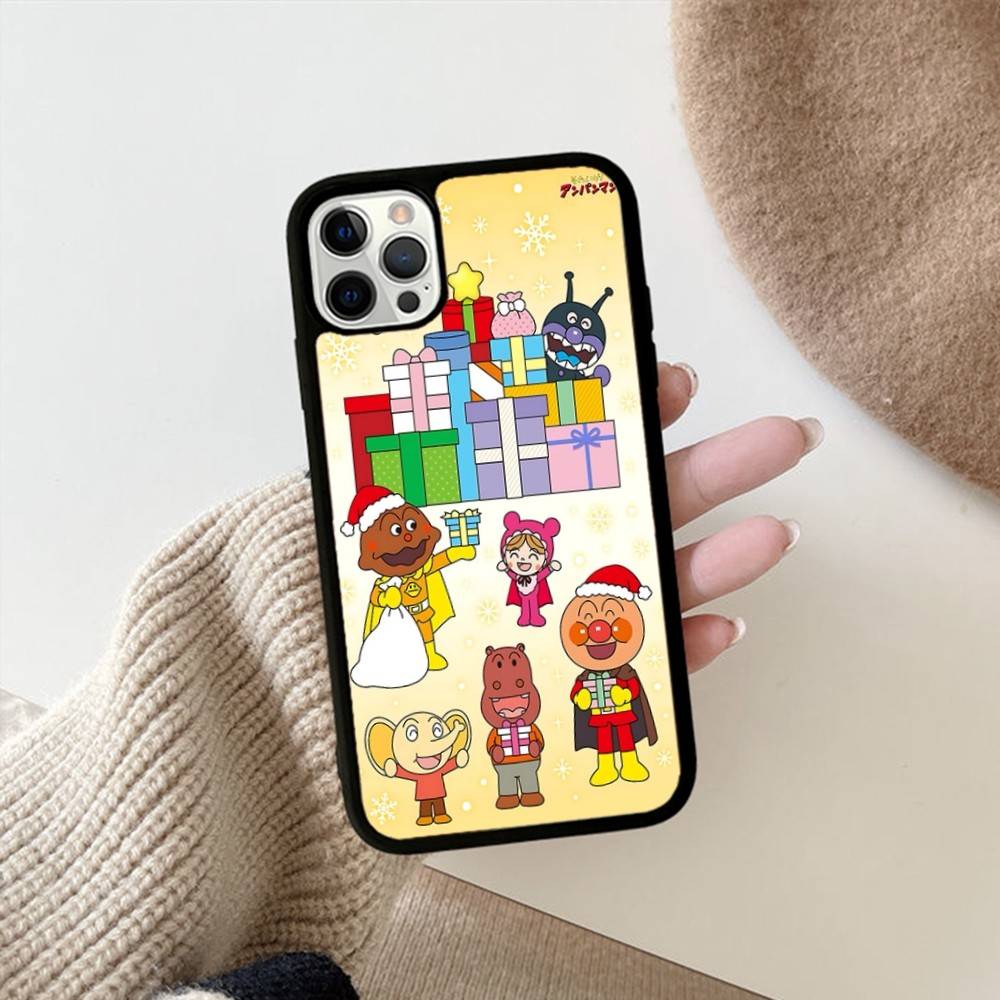 Cartoon Cute Fashion A-anpanmanes PC+TPU Protective Phone Case For IPhone 17 16 Pro Max 15 Plus 14 13 12 11 Cover