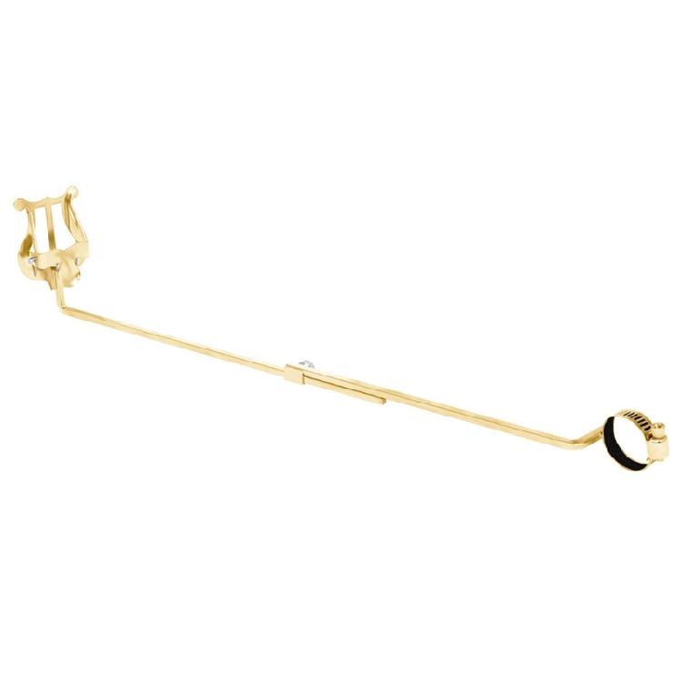 Travel Friendly Flute Music Stand Adjustable Metal Sheet Support Wind Instrument Stand Suitable for Woodwind Performers