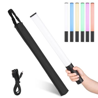 RGB Light Wand Stick Ručné fotografovanie Video svetlo Dvojfarebná teplota 2500K-9900K 12 úrovní