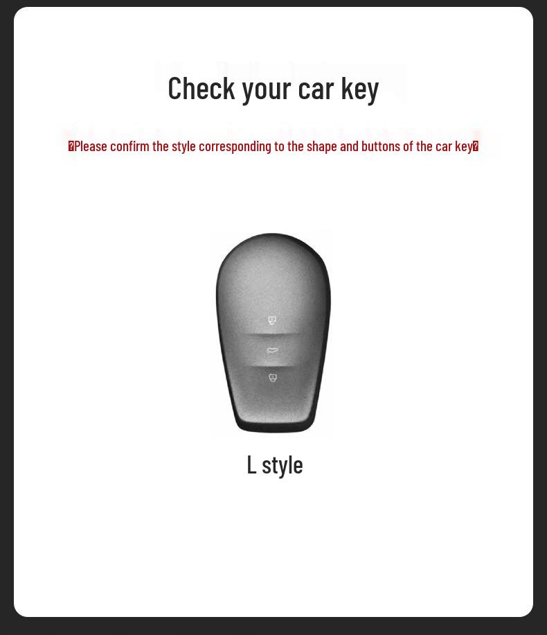 Nissan N7 Key Case: Suede Protective Shell with Buckle and Chain