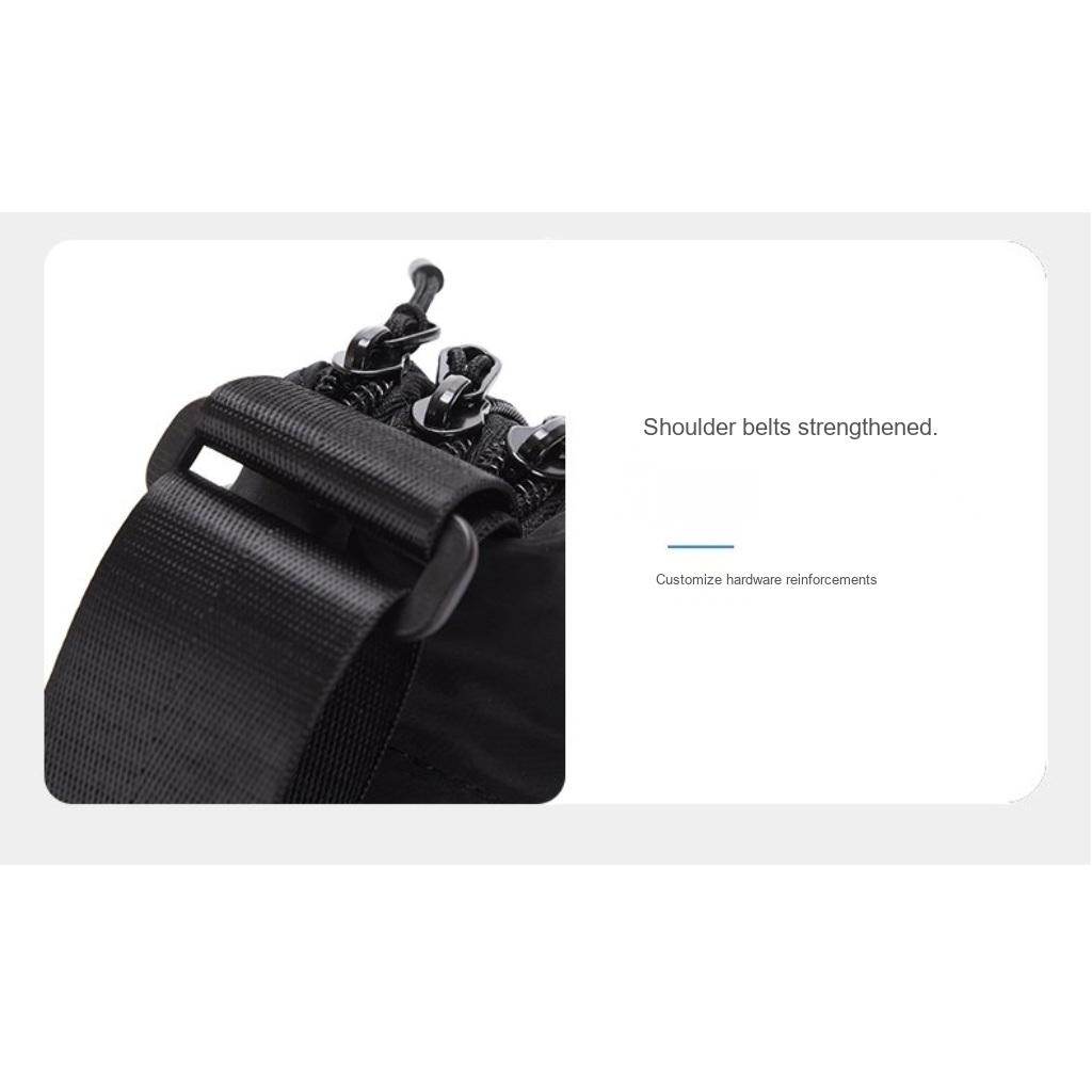 Shoulder Bag Unisex Nylon Multi Compartment Daily Commute