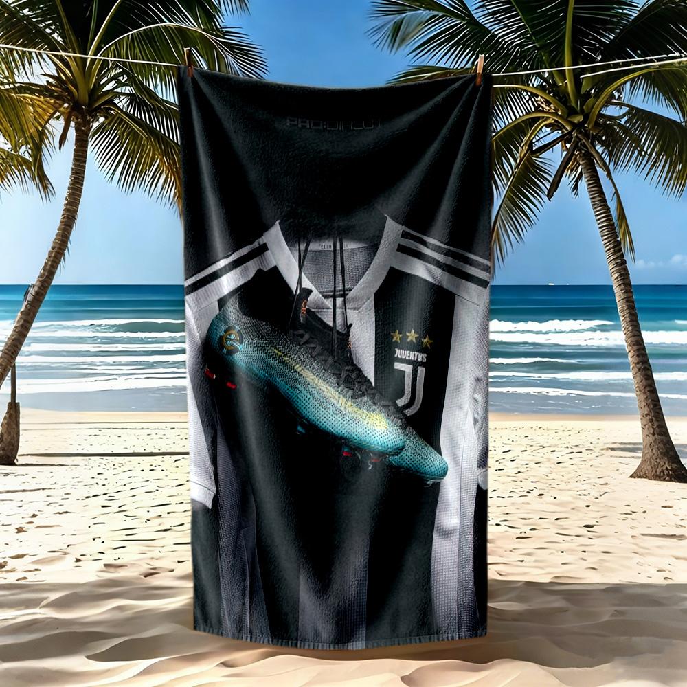 Juventus Beach Towel Soft Durable Quickdry Comfortable Lightweight Suitable For Sports Travel Swimming Yoga Bathroom Beach And Pool