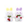 Plush Cherry Rabbit Toy Pp Cotton Stuffed Animal Keychain For Kids Gift