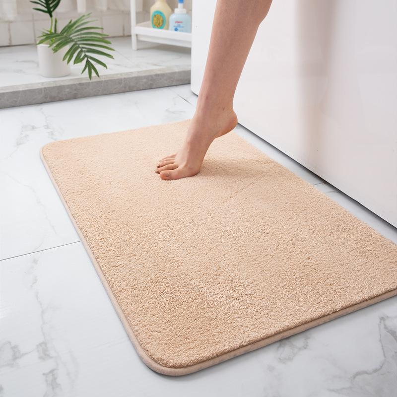 China Supplier Non Slip Bathroom Bedroom Carpet Super Soft Cotton Bath Mat