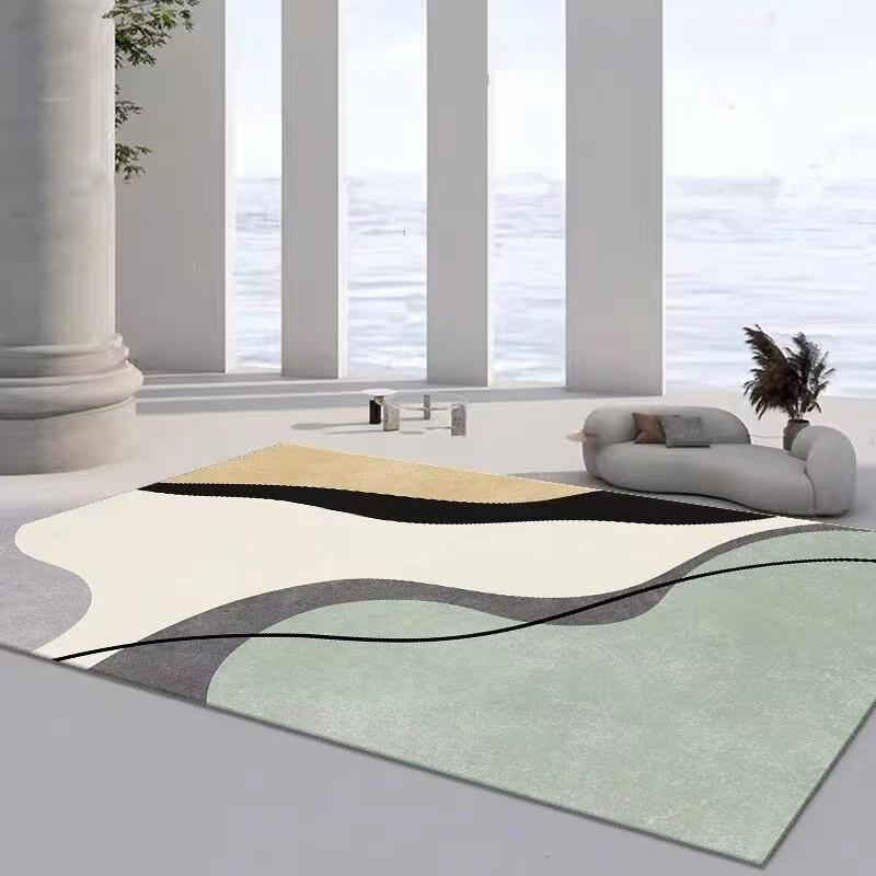 Supply Crystal Velvet Carpet, Living Room Sand And Coffee Table Carpet, Light Luxury Household Large Area Full Floor Mat