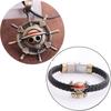 Anime Cosplay New One Piece Luffys Straw Hat Metal Necklacebracelet Pendant