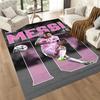 Messi's Iconic Number 10 Square Rugs Are a Great Choice for Living Rooms, Bedrooms, Home Décor, and As Gifts.