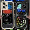 Phone Case for Xiaomi Redmi Note 15 14 13 Pro Plus Aircraft Instrument Cockpit Radar Shell 12S 11 11S 11T 5G 14S Soft Silicone F