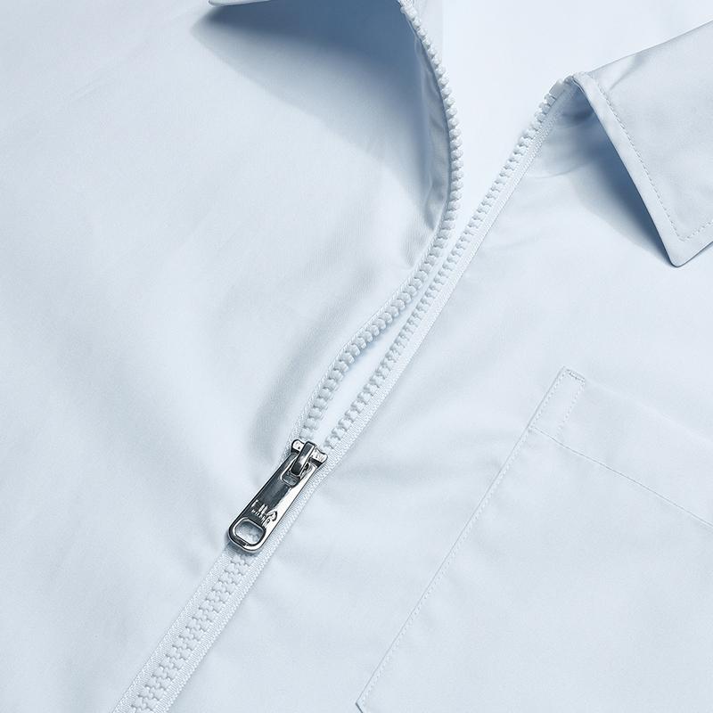 Fila Milano Series SNBN Simple Classic Fashion Casual Relaxed Loose Zipper Polo Long Sleeve Jacket Shirt Men Jackets F11M625421F-BU