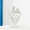 Modern Abstract Sculpture Heart Shape Parent Child Statue New Family Love Figurine