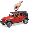 Véhicule Miniature - BRUDER - Jeep Wrangler Unlimited Rubicon - 33 Cm - Jaune