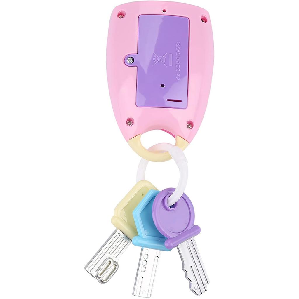 FILFEEL Remote Car Baby Toy, Baby Musical Toy Remote, Musical Car Keys (Not Included Battery)(10 X 6cm)