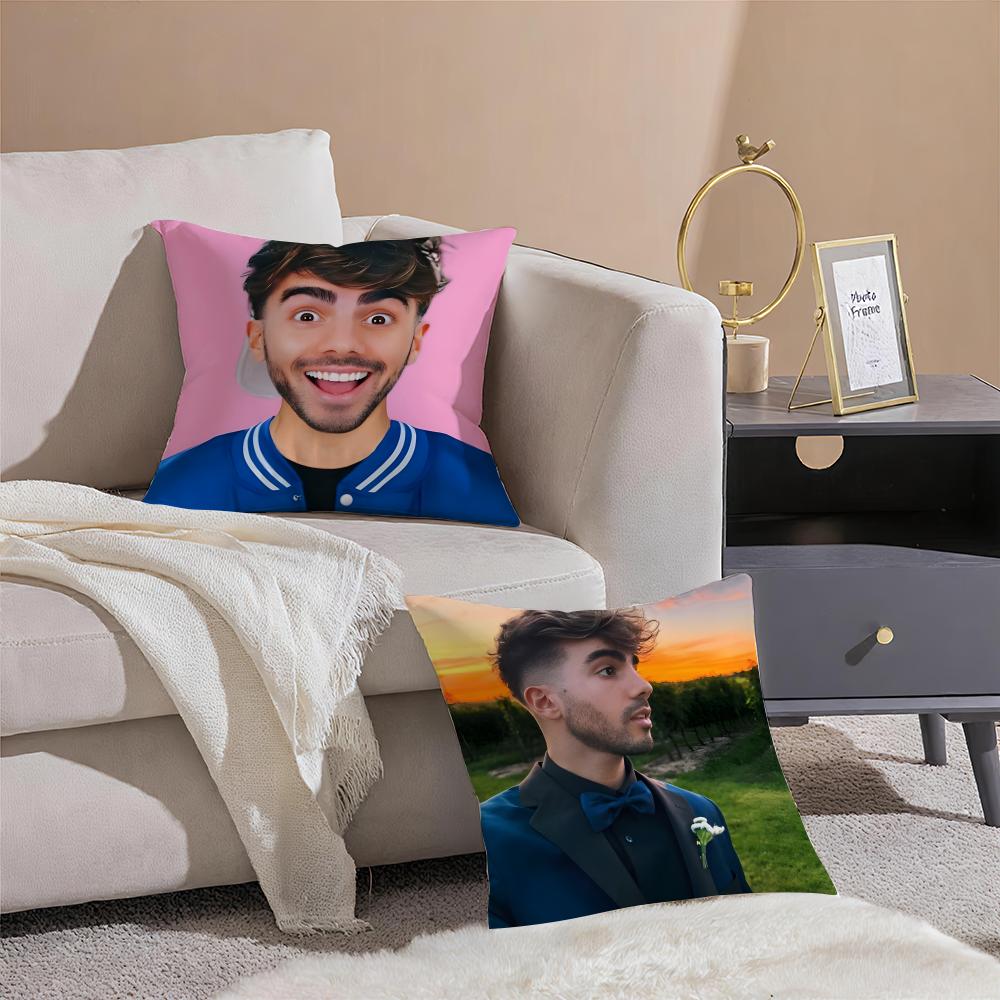 Creative Funny Argentine Creator FFede Vigevani Cushion Cover Throw Pillow Cover Hidden Button Durable Polyester Chair Cushion