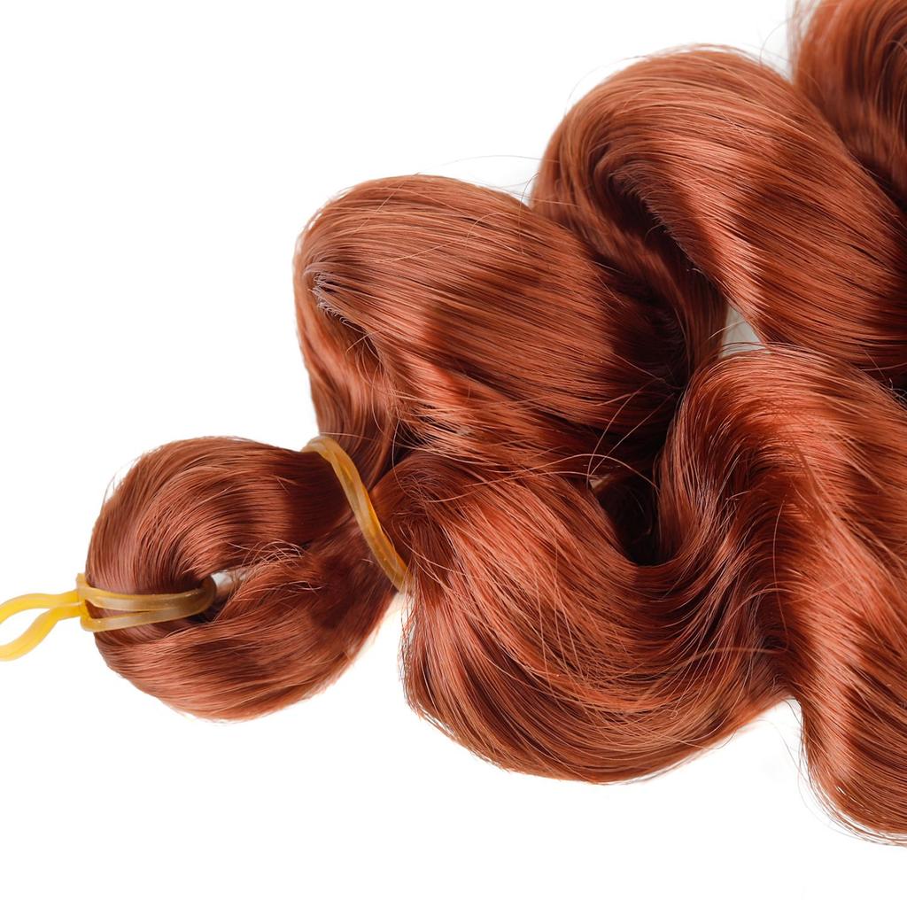 Short French Curly Crochet Hair Loose Wave Synthetic Braiding Hair Extensions for Black Women