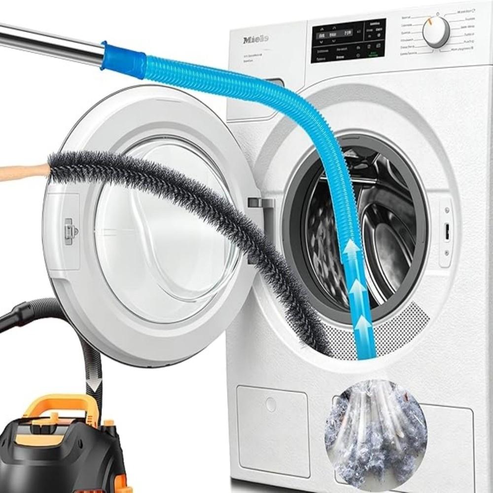 5PCS Universal Dryer Vent Cleaner Kit Vacuum Hose Attachment Compatible Most Vacuum Cleaners