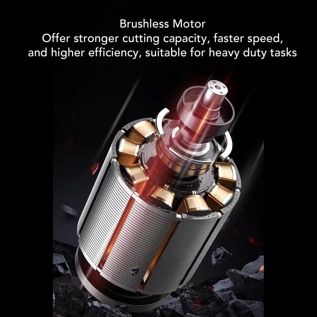 Electric Branch Shears Cordless Pruning Shears Heavy Duty Efficient Cutting Brushless Motor Incisive Blades Ergonomic for Farm