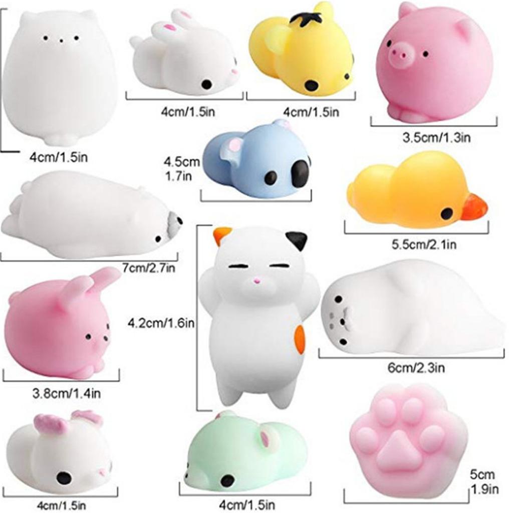 Mochi Squishies Kawaii Anima Squishy Toys For Kids Antistress Ball Squeeze Party Favors Stress Relief Toys For Birthday 2026