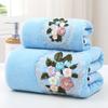 Floral Towel Soft and Absorbent Household Bath Towel, Bathroom Bath Towel, Face Towel, Washcloth,  Bathing, Seaside Bath Towel