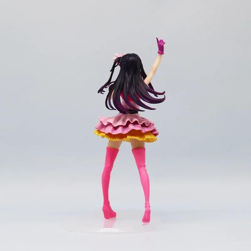 Auf Lager [Oshi No Ko] Anime Figur Idol Sängerin Hoshino Ai Actionfigur Kawaii Stern Arima Kana Figur PVC Sammlermodell Spielzeug