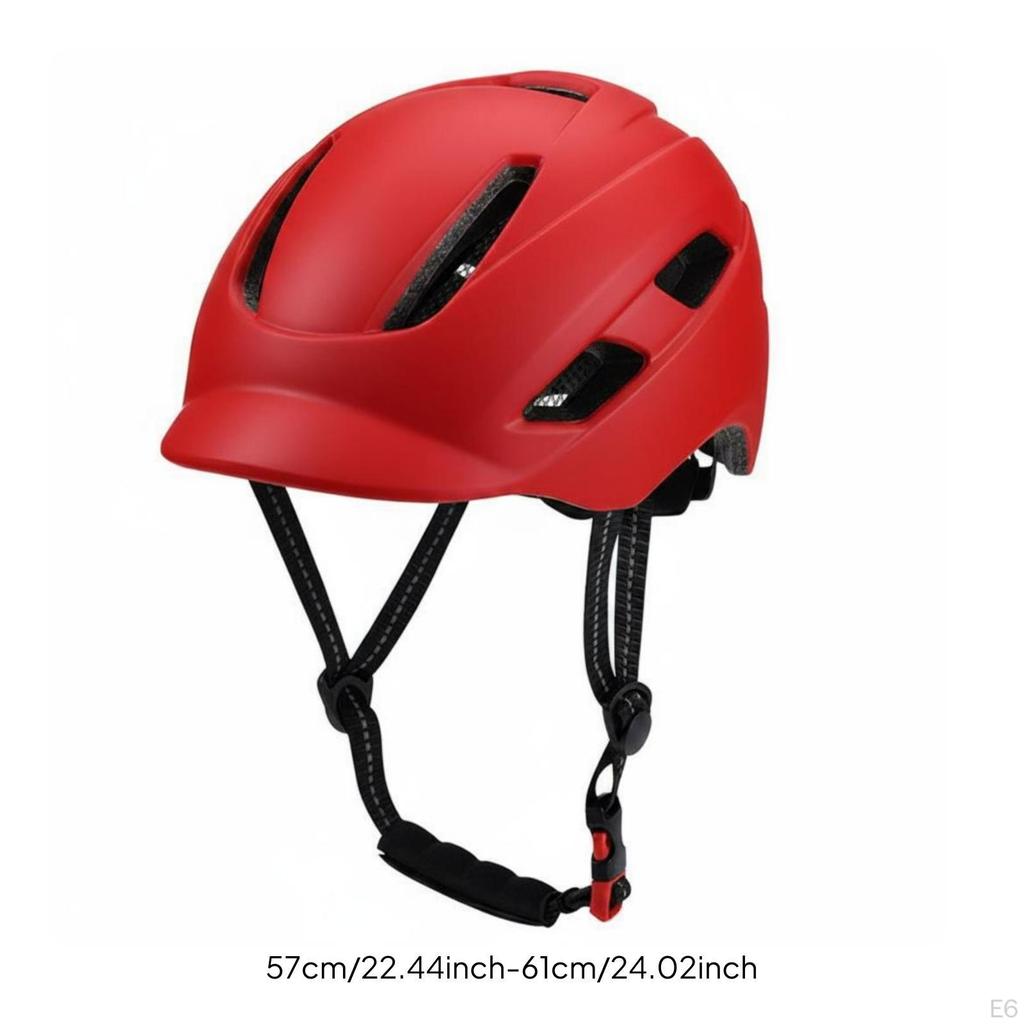 USB RenewablePowered Bike Helmet Customizable Fit with Rear Light Ventilated Sports Gear L