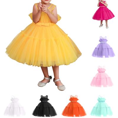 Baby Mädchen Prinzessin Brautjungfer Festzug Kleid Geburtstag Party Hochzeit Kleid