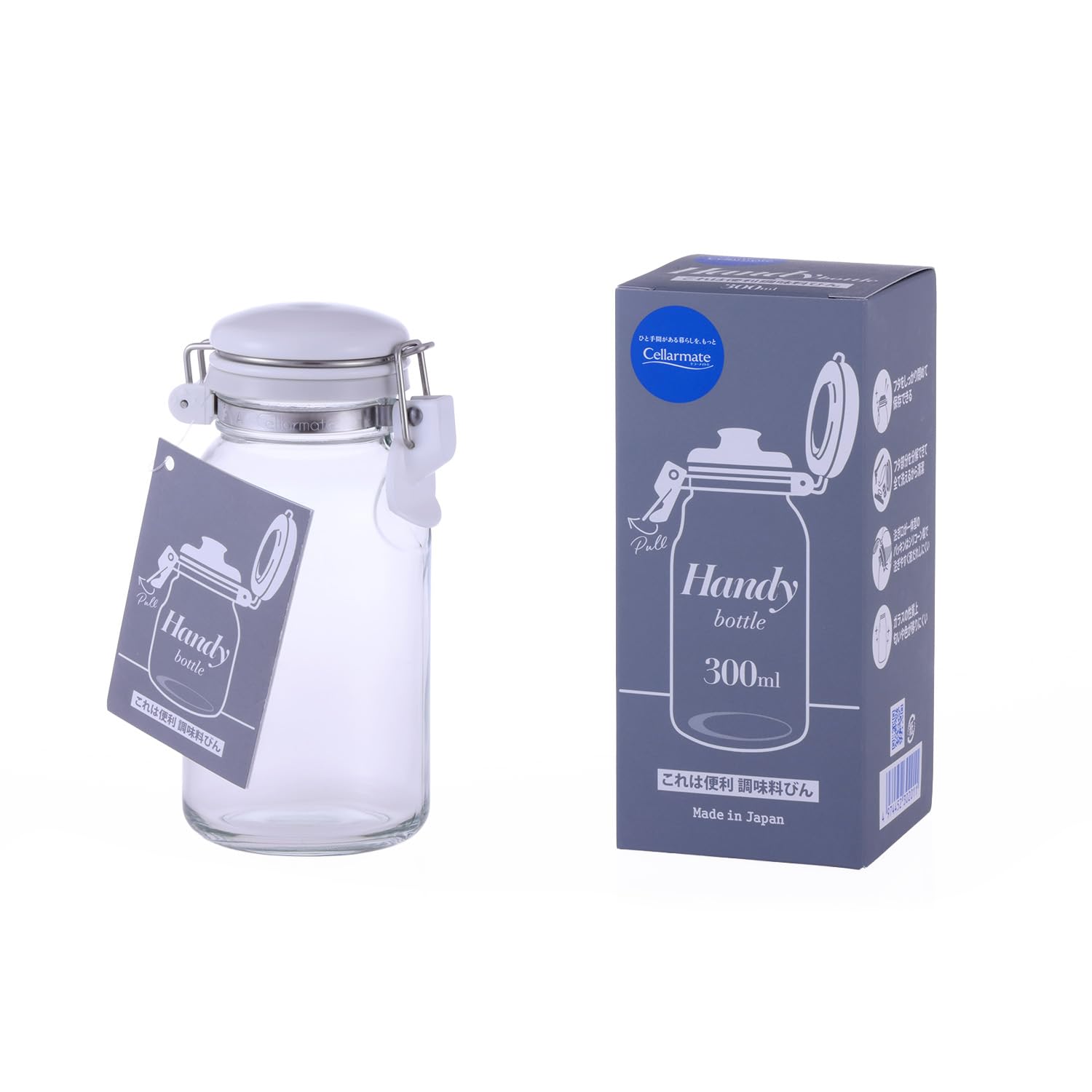 

CellarMate Storage Jar This is a convenient condiment glass made in 302011 [New Type] - bottle, container, 300ml, Japan,