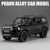 1:32 Scale RAM 1500 TRX Prado Car Model Toy Sound Light Doors Opened Pull Back Off-road Pickup Models Home Decor Decoration