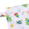 3pcs Wet Dry Bags for Diaper Bag Water Resistant Reusable Zipper Closure Snap Handle Printed Cloth Diaper Wet Dry Bags for Swimsuits Wet Clothes B17