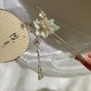 Traditional Sandalwood Hairpin for Chinese Cheongsam & Hanfu Updo