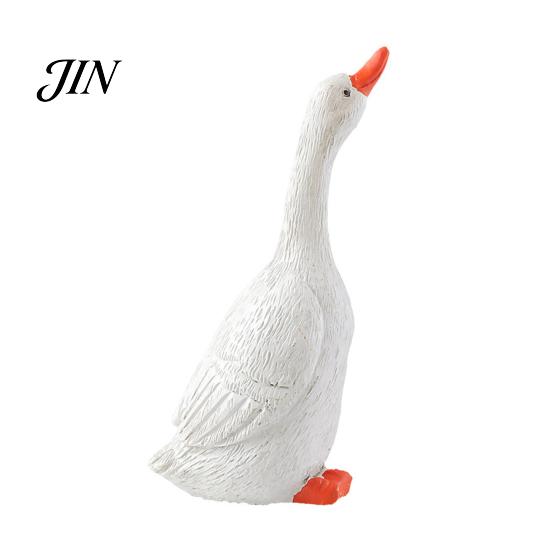 Miniature Garden Animal Set Realistic Goose Ornament, Resin Figurine, Statue Detailed Statues for Outdoor Micro Landscape Bonsai Patio Decor