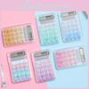 Mini Macaron Calculator Color Small Portable Transparent Student Office Supplies