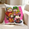 Stopmotion animation SSouth PPark  Pillow Case Square DoubleSided Sofa Cushion Cover Bedroom Bedside Pillow