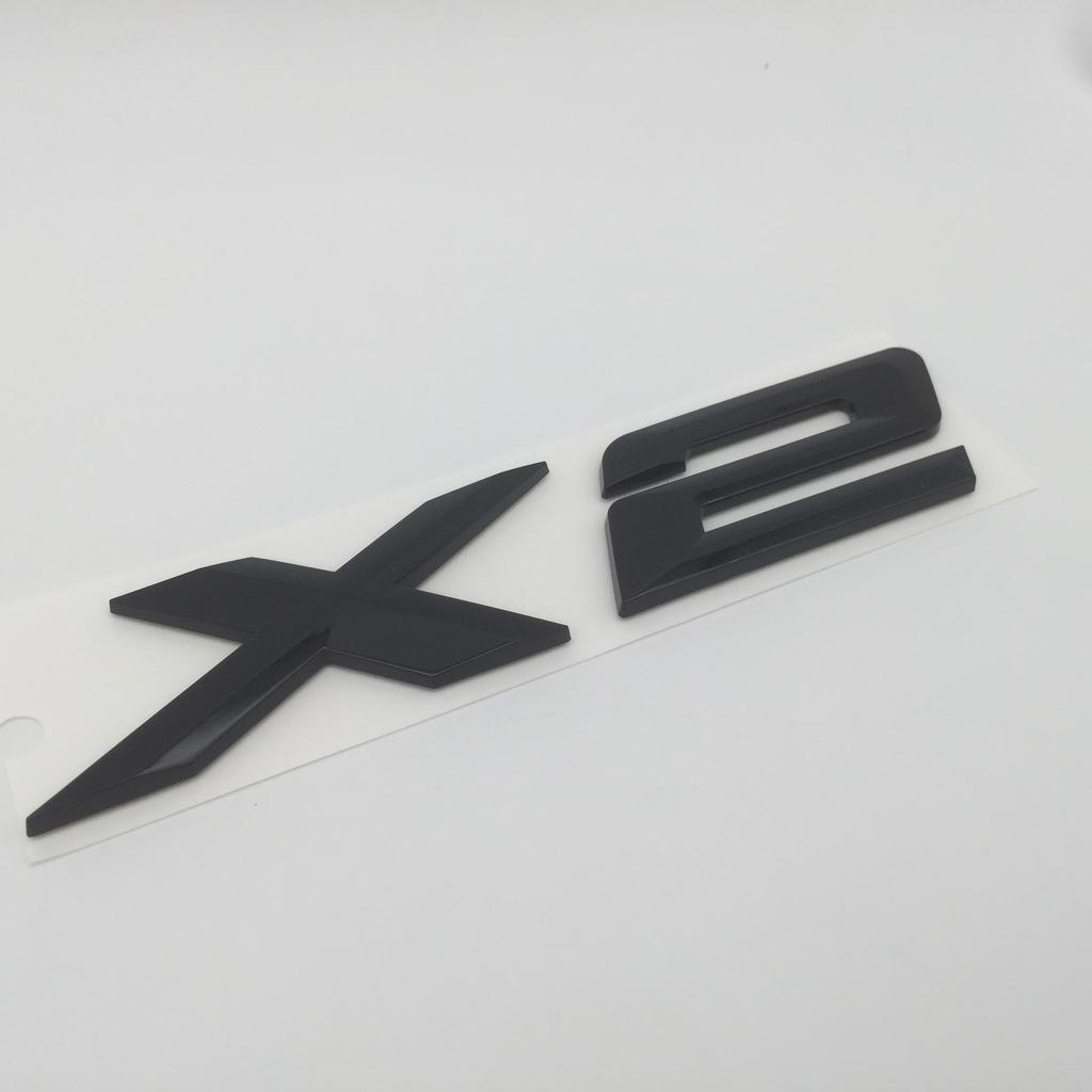 1pcs 3D ABS X1 X2 X3 X4 X5 X6 X7 GT Car Letter Rear Tailgate Trunk Decals Emblem Badge Sticker Decal Styling Auto Accessories
