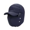 Men's Winter Lei Feng Hat: Outdoor Korean Style, Plus Velvet, Thickened Warm Face Protection, Coldproof Cycling and Baseball Cap.