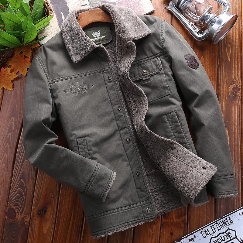 Men's Cotton-padded Jacket Men's Medium and Long Battlefield Cotton-padded Clothing