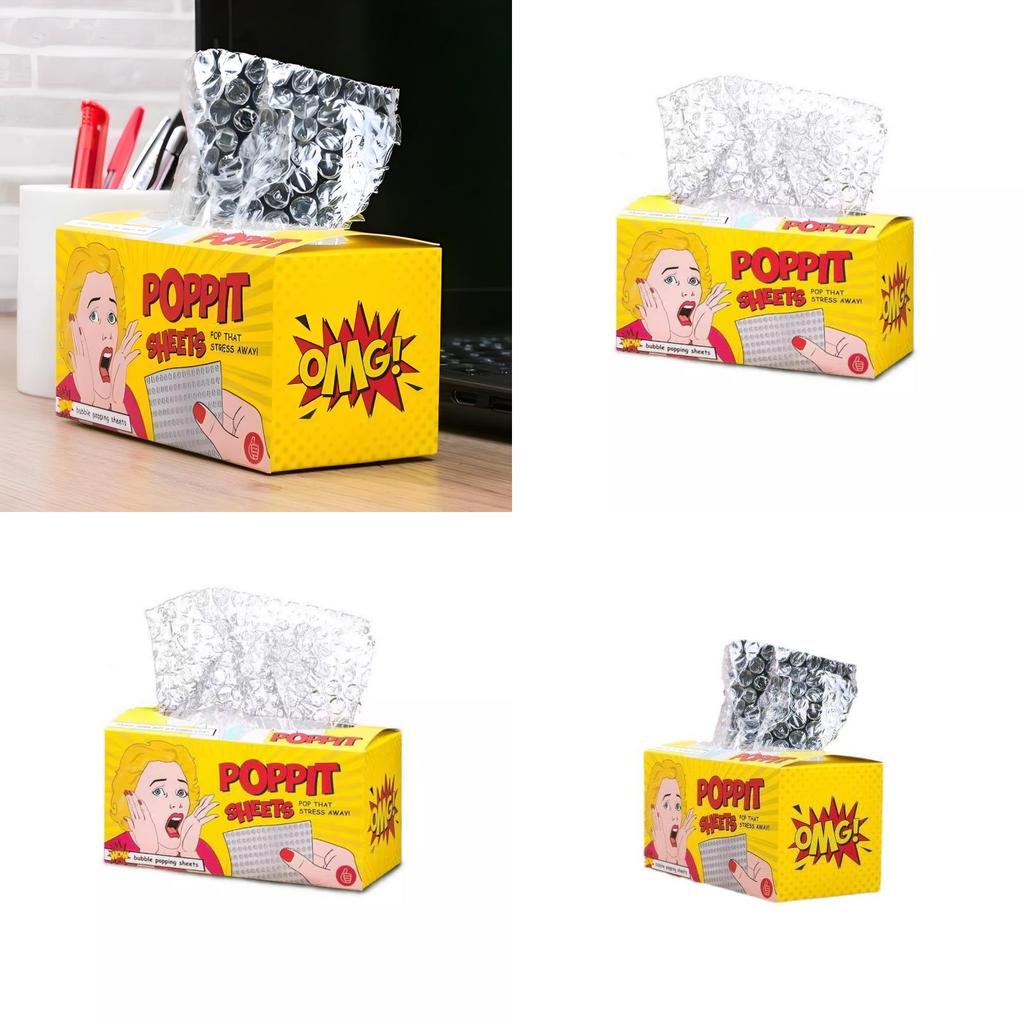 Poppit Fólie Bublinková Fólie S Antistresovým Plastovým Materiálem Pro Děti A Dospělé