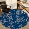 1PC Turtle, Starfish Chair Carpet for Office, Indoor Non-Slip Washable  Carpet, Soft Comfortable Mat For Office Room Yy250930133