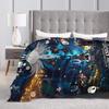 Hollow Knight Game Blanket Velvet Autumn/Winter Multifunction Soft Throw Blanket for Bedding Outdoor Bedspread