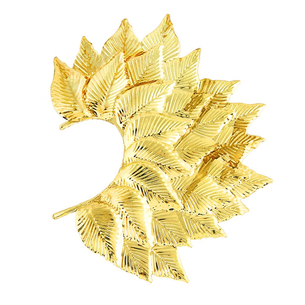 Big Leaf Earring Cuff Non Piercing Ears Clip Fashion Jewelry Decoration Gifts