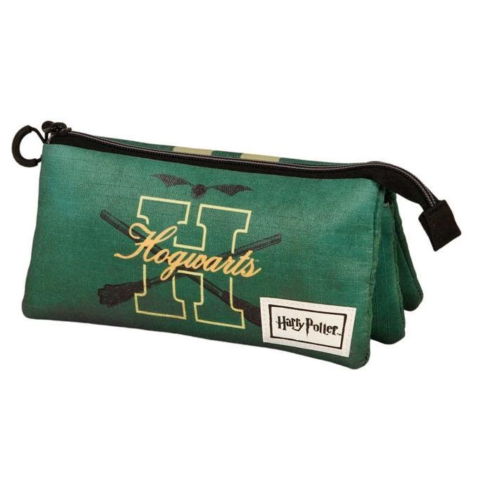 Trousse Triple ECO - Harry Potter Howarsity - Vert - Taille Unique