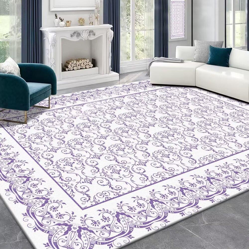 Koberec do obývacího pokoje nový světlý luxusní vysoce smyslový ložnice mycí plech ubrousek krém vítr imitace kašmíru velká plocha rohožka