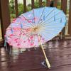 70cm Silk Fabric Tassel Umbrella Chinese Style Ancient Dance Umbrella  Hanfu Photography Prop
