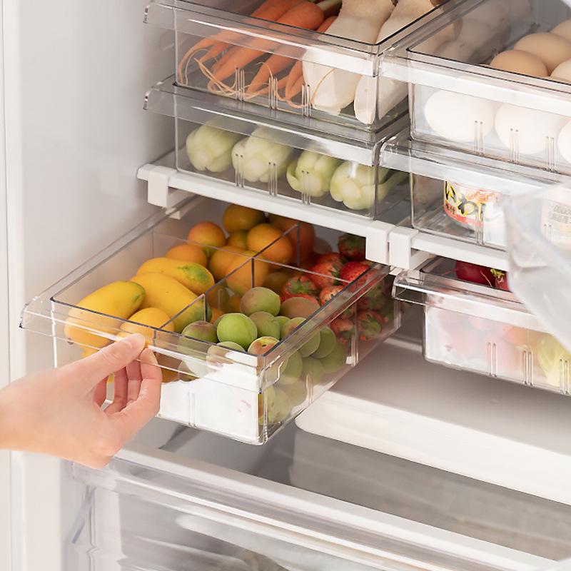 Drawer-Style Fridge Egg Storage & Fresh-Keeping Organizer