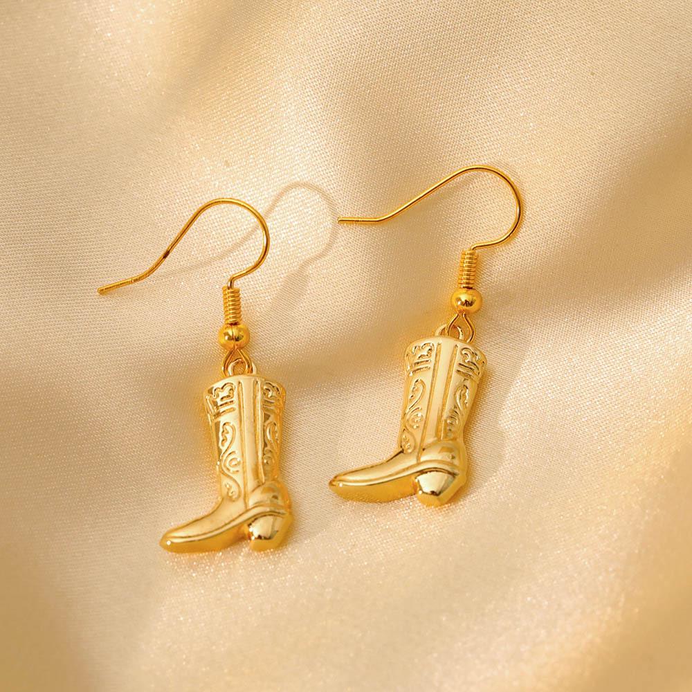 Cercei Cizme Stil Cowboy: La modă, Original, Design de înaltă calitate, Versatil pentru Europa și SUA