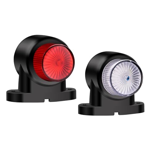 

Xuzimaoyi Боковой габаритный фонарь для грузовика Двусторонний габаритный фонарь 8 светодиодов Фонарь ширины Дорожный плечевой фонарь Боковой фонарь 12В/24В Аварийный фонарь для прицепа Накладной о