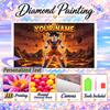 Personalized Dragon Ball Goku Diamond Art Custom Name 5D Diamond Painting Full Drill DIY Craft